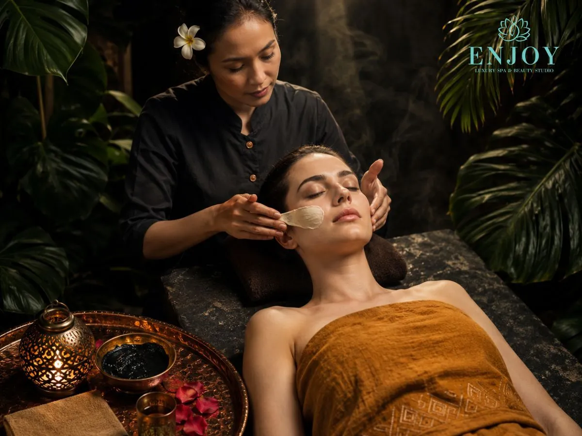 Premium Moroccan Ritual spa program in Moscow with La Sultane de Saba and a facial, Enjoy Spa