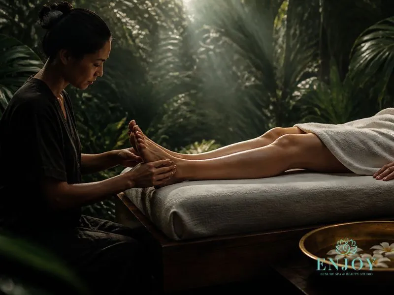 Foot & leg massage — Enjoy Spa, Moscow