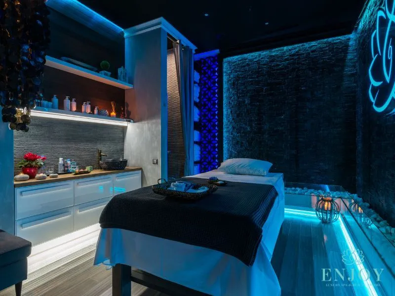 Signature massage room interior — Enjoy Spa, Moscow