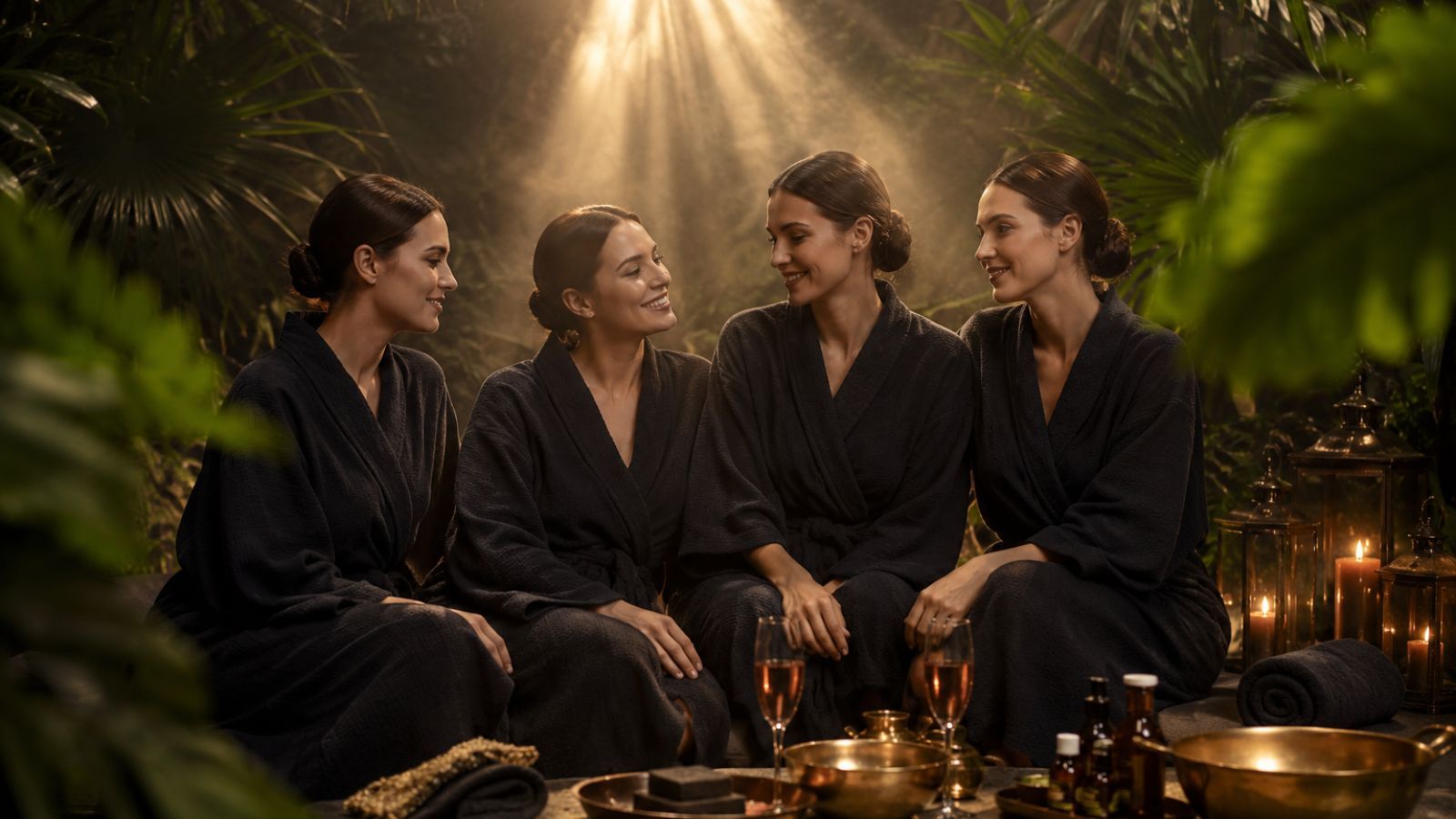 “Golden Collection” spa party — Moroccan hammam with La Sultane de Saba