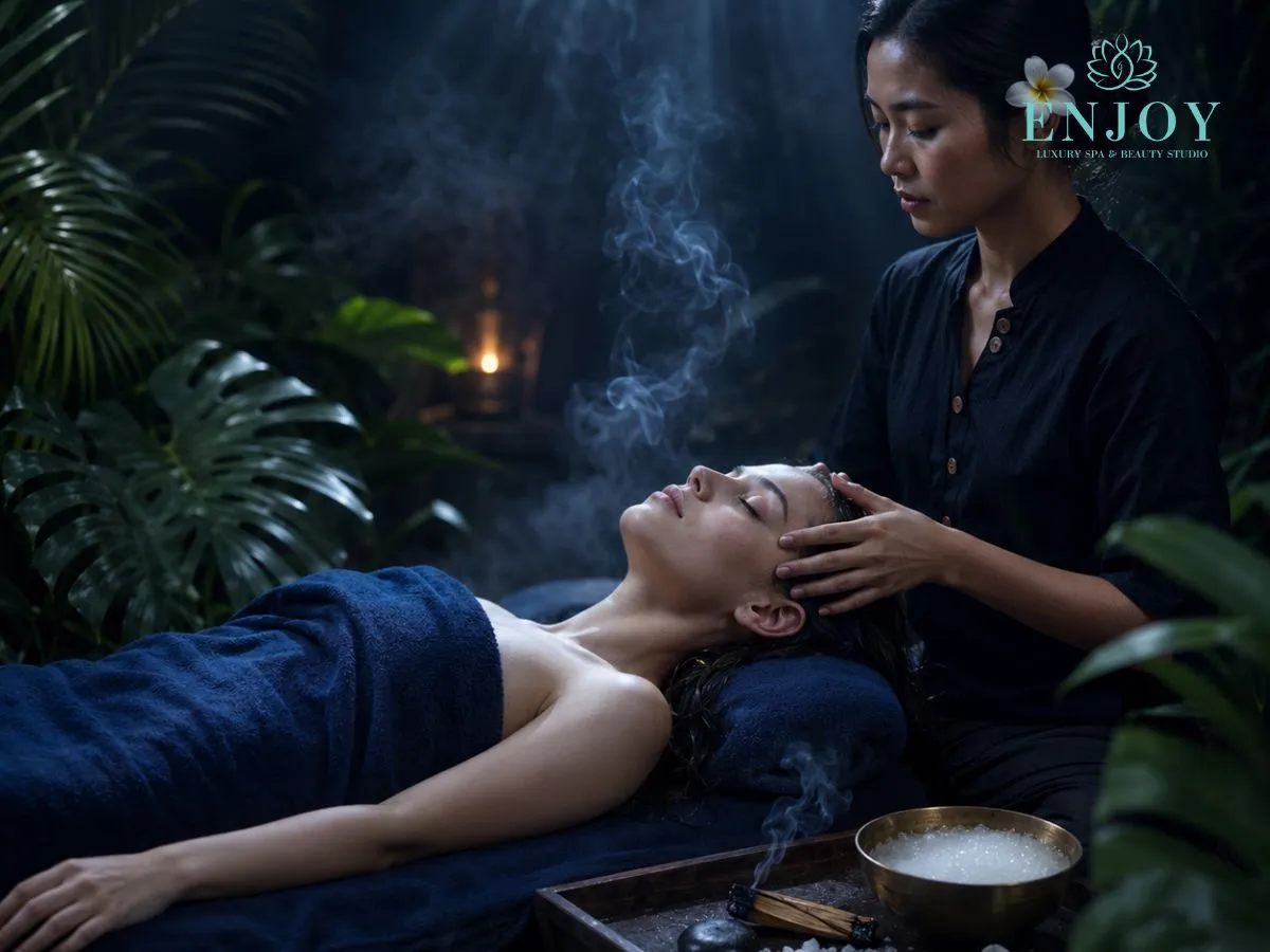 Karma Cleanse spa program — 90-minute massage plus hair and scalp care, Enjoy Spa Moscow