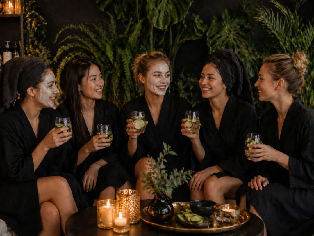 Girls' spa party at Enjoy Spa Moscow — for friends and the bride-to-be