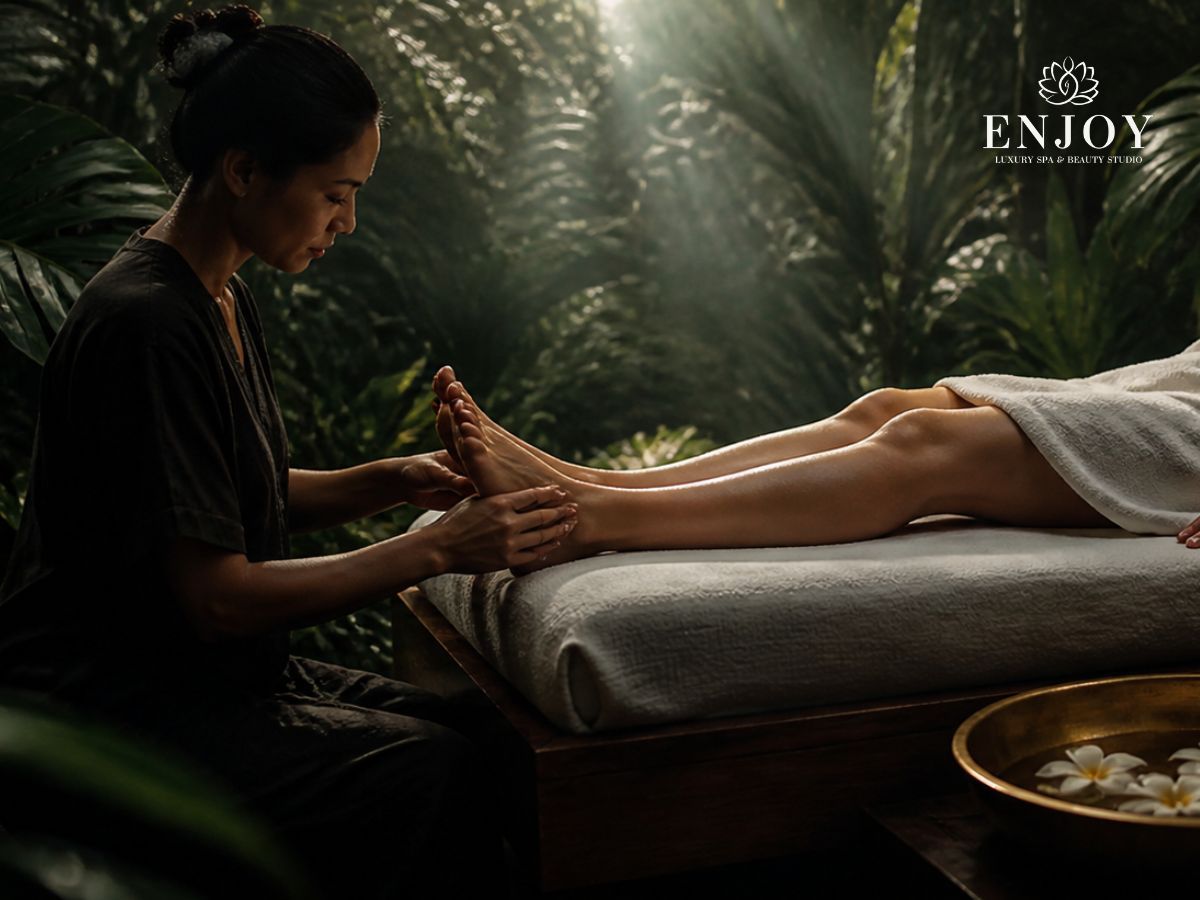 Массаж стоп в Enjoy Spa