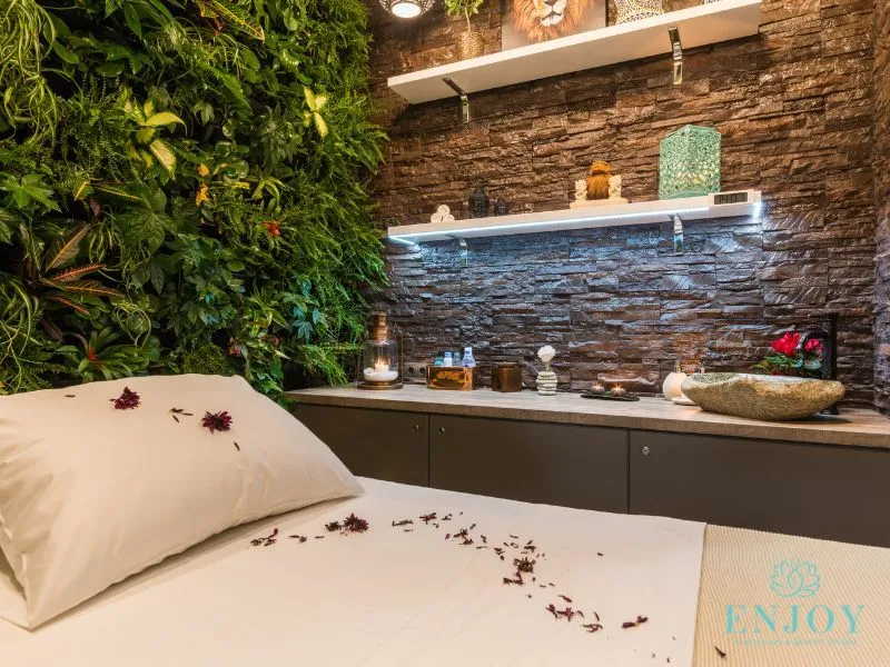 The greenest spa in Moscow — Enjoy Spa, living tropical plants